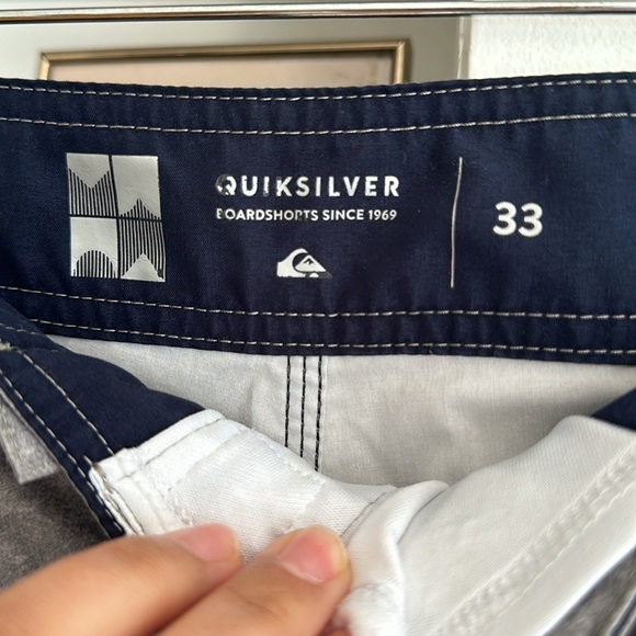 3 pairs men’s sz 32-33 swim board shorts billabong, fox, quicksilver - Picture 7 of 11